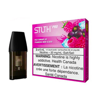 STLTH PRO POD PACK RAZZ CURRANT ICE 20mg (8ml) -   Easyvape.ca Brockville Vape Shop. Our Store Hours: Mon - Sat 9:30am - 4:30pm Call: 613-865-8959