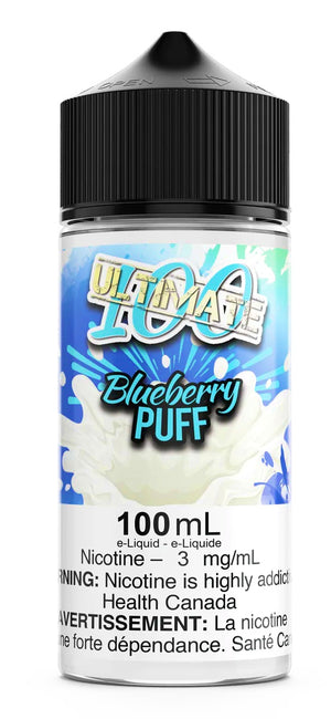 Ultimate 100 - Blueberry Puff (Excise Version) -   Easyvape.ca Brockville Vape Shop. Our Store Hours: Mon - Sat 9:30am - 4:30pm Call: 613-865-8959