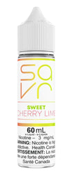SAVR-Sweet Cherry Lime 60mL  FREEBASE -   Easyvape.ca Brockville Vape Shop. Our Store Hours: Mon - Sat 9:30am - 4:30pm Call: 613-865-8959