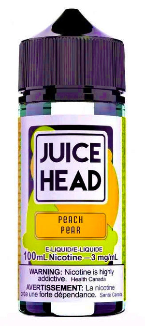 Peach Pear 100ml by Juice Head -   Easyvape.ca Brockville Vape Shop. Our Store Hours: Mon - Sat 9:30am - 4:30pm Call: 613-865-8959