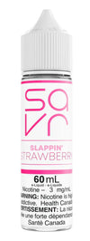 SAVR - Slappin Strawberry 60mL FREEBASE -   Easyvape.ca Brockville Vape Shop. Our Store Hours: Mon - Sat 9:30am - 4:30pm Call: 613-865-8959