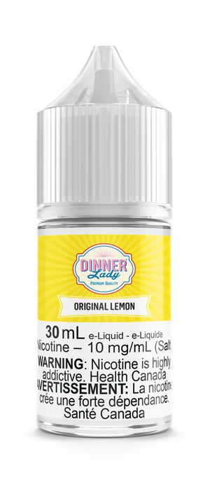 Dinner Lady - Original Lemon 30mL Salt Nic -   Easyvape.ca Brockville Vape Shop. Our Store Hours: Mon - Sat 9:30am - 4:30pm Call: 613-865-8959
