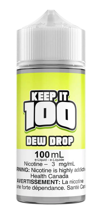Keep It 100 - Dew Drop (Excise Version) -   Easyvape.ca Brockville Vape Shop. Our Store Hours: Mon - Sat 9:30am - 4:30pm Call: 613-865-8959