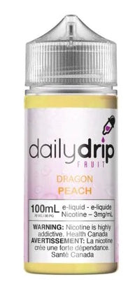 DRAGON PEACH by Daily Drip 100ml -   Easyvape.ca Brockville Vape Shop. Our Store Hours: Mon - Sat 9:30am - 4:30pm Call: 613-865-8959