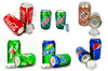 Assorted Soda Stash Cans