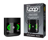 STLTH LOOP 3 CLOSED POD DEVICE Equipped with an upgraded 1000 mAh battery, the LOOP 3 Device boasts a larger LED display screen that shows both battery and e-liquid levels for easy monitoring. Precise airflow adjustment and a new, powerful Boost Mode give