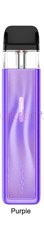 Vaporesso XROS 5 Mini Pod Kit in purple color, a sleek and modern MTL vaping device.