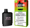 ONTARIO STLTH LOOP 9K POD PACK - PEACH WATERMELON ICE ONTARIO BOGO, BUY2 SAME PODS, GET FREE DEVICE. STLTH LOOP 9K POD PACK - PEACH WATERMELON ICE (ON] PEACH WATERMELON ICE: Delight in the juicy sweetness of ripe peaches and refreshing watermelon, perfect