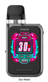 SMOK Novo GT Box Pod Kit Details: 1. Compatible with Novo/Novo 2/Novo 2X Pods 2. Airflow adjustable 3. 1700mAh battery capacity 4. Power adjustable (5W-30W) 5. Full-screen display 6. 1.2A fast charge 7. Lanyard included 8. The world's first full screen po