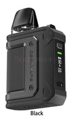 GeekVape Aegis Hero Q Kit in black, featuring durable rubber armor and essential display for vaping information.
