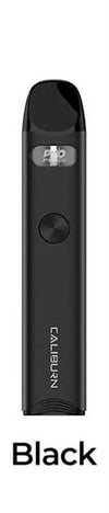 UWELL CALIBURN A3 POD KIT CRC BLACK - EasyVape.ca Great Canadian Vape Shop