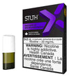 STLTH X Pod Pack Mixed Berry Ice with e-liquid pods, featuring a berry blend and icy exhale, 3-pack, Canada.