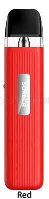 GEEKVAPE SONDER Q POD KIT in red with a sleek stripe design and airflow switch on the side.