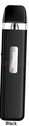 GEEKVAPE SONDER Q Pod Kit in black with a sleek stripe design and side airflow switch.