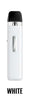 GEEKVAPE SONDER Q POD KIT [CRC] in white with sleek stripe design and airflow switch for daily use.