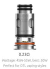 SMOK D Meshed Coil Details: 1. 4 silicone rings 2. High-density antibacterial cotton 3. Hexagon-structure dual meshed heating wire 4. Sub-ohm dual meshed 5. DTL vaping style PACKAGE CONTENTS The Package of SMOK D-Coil Meshed Comes With: 1* SMOK D-Coil 5pc