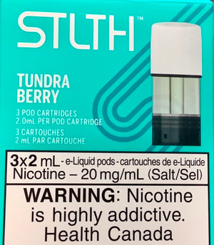 Tundra Berry 20mg STLTH Pods -   Easyvape.ca Brockville Vape Shop. Our Store Hours: Mon - Sat 9:30am - 4:30pm Call: 613-865-8959