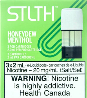 Honeydew Menthol 20mg STLTH Pods - duty paid -   Easyvape.ca Brockville Vape Shop. Our Store Hours: Mon - Sat 9:30am - 4:30pm Call: 613-865-8959